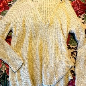 Cute and trendy beige sweater